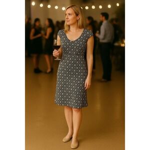 Boden Dress Size 6 Floral Boho Cottagecore Modal Cotton Summer Classic Essential